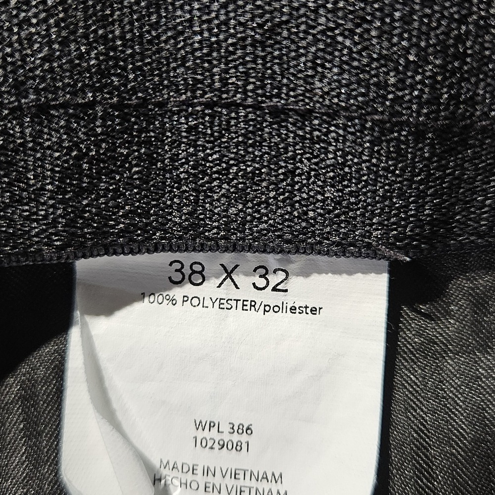 Haggar Standards Mens 38x32 Blue Dress Pants Straight Fit Super Flex Waistband - Picture 6 of 7